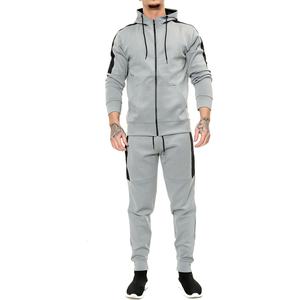 Trajes de sudor de alta calidad 2026, conjuntos Unisex, trajes de sudor apilados para hombres, Sudadera con capucha y chándal con cremallera completa - Product Image 3