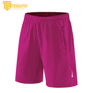 Te New 2025 Summer Trend Men's Gym Sports Shorts Outdoor Running Fitness Breathable Double <b>Layer</b> Sports Pants - Product Image 1