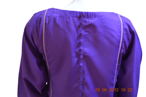 Phong cách mùa hè Mono-màu của phụ nữ chất lượng cao Viscose voan unstitched Fancy Bridal Wedding kurta Dresses shalwar kameez - Product Image 4