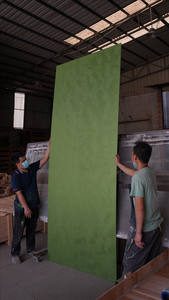 Panel Decorativo Verde Claro Dorado para Revestimiento de Paredes Interiores y Diseño de Espacios Comerciales - Product Image 4