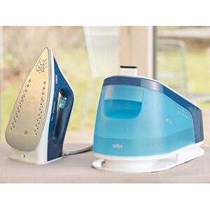 Fer à repasser électrique 2200 W avec générateur de vapeur 1,7 L et semelle en céramique bleue, défroisseur portable pour usage domestique et hôtelier - Product Image 6