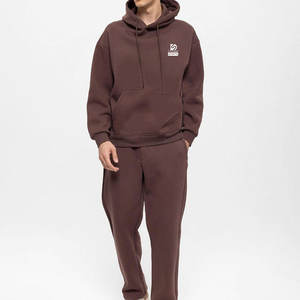 Chándal Personalizado con Capucha para Hombre, Estilo Informal, Corte Regular, Algodón Liso, para Invierno - Product Image 4