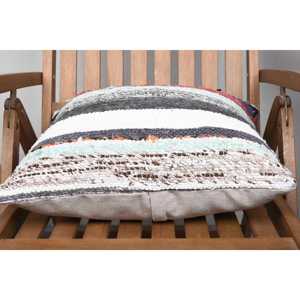 Multicolor Wool Kilim 18x18 Inch Decorative <b>Cushion</b> Woven Vintage Leaves Print Pattern Portable for Bedding Sofa <b>Christmas</b> Use - Product Image 5