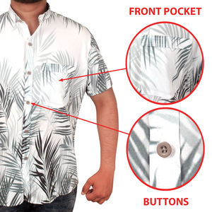 Camisas hawaianas de tendencia superior para hombre, nueva llegada, estilo único de moda superior, precio al por mayor, camisas de secado rápido con logotipo personalizado - Product Image 5