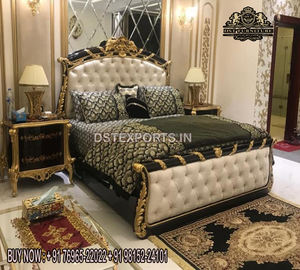 Premium Platinum Modern Teak <b>Wood</b> Bedroom Furniture Set with Luxurious Designer <b>Bed</b> - Product Image 4