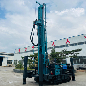 Trivella per Pozzi d'Acqua Cingolata da 300m a Prezzo di Fabbrica - Azionamento Idraulico e Compatibile con Vari Tipi di Aste di Perforazione - Product Image 6