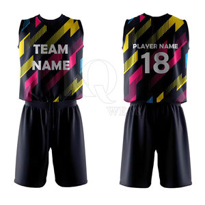 Ensemble d'uniformes de volley-ball de qualité supérieure, 100 % polyester, matière durable, respirant, léger, maillot et short, design personnalisé - Product Image 4