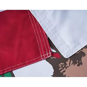 Bandera de México 2x3 de doble cara, bandera nacional mexicana para exteriores con 2 ojales de latón - Product Image 2