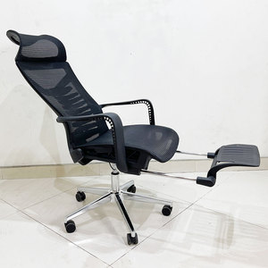 ergonomic Swivel Reclining Home Office <b>Chair</b> with Adjustable Headrest & Height - Product Image 1