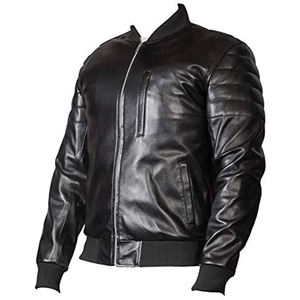 Chaqueta de Cuero de Vaca Estilo Motero para Hombre, Corte Ajustado, Personalizada 2026, para Primavera y Otoño - Product Image 3