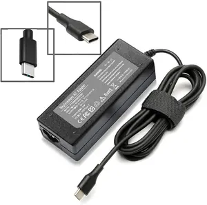 00HM663 Laptop AC Charger Adaptor 45W 20V 2.25A Type C Power Supply for Lenovo 100e 300e 500e Chromebook Repair Part