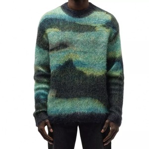 Suéteres de lana de punto de alta calidad al por mayor, jerséis OEM personalizados, prendas de punto cálidas de invierno, proveedor de ropa de moda - Product Image 6