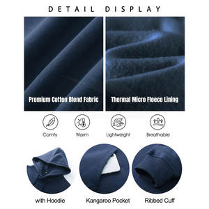 เสื้อฮู้ดดี้โอเวอร์ไซส์สั่งทำพิเศษสำหรับฤดูหนาว เสื้อฮู้ดดี้โอเวอร์ไซส์แบรนด์ส่วนตัว เสื้อฮู้ดดี้โอเวอร์ไซส์คุณภาพสูง - Product Image 6