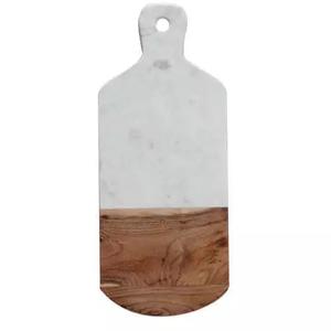 เขียงหินอ่อนทรงสี่เหลี่ยมผืนผ้าอเนกประสงค์ทำจากไม้หินอ่อนปรับแต่งจานชีสเครื่องครัวเครื่องใช้ในบ้าน - Product Image 2