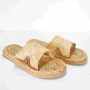 Jacinto de agua ecológico hecho a mano para zapatillas Diseño abierto elegante Sostenible Cómodo Reciclable de Vietnam - Product Image 5