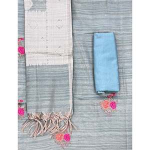 Traje Festivo Sin Costuras de Tela de Chifón con Bordado - Product Image 1