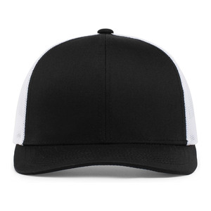 Wholesale Custom High Quality Classics Embroidery Logo 5 Panel Sport Hat White Cotton Trendy <b>Mens</b> Mesh Trucker Hat - Product Image 3
