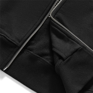 Sudadera con Capucha Personalizada 2024 con Logotipo Propio para Hombre, de Alta Calidad, de Algodón y Felpa, Transpirable, con Cierre, para Invierno, OEM - Product Image 3