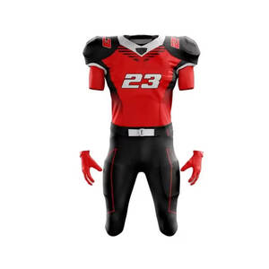 Maillots de football américain extensibles à quatre voies de qualité supérieure Uniformes de football américain Sublimation Maillot de football américain - Product Image 3