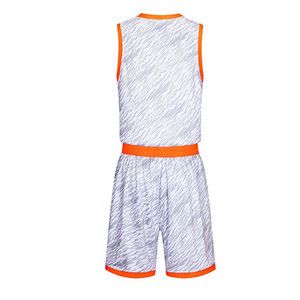 Ensemble d'uniformes de basket-ball sublimés pour hommes, nouveau maillot court de vêtements de sport en gros avec maillot de basket-ball court pour hommes - Product Image 6