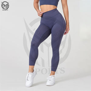Leggings de yoga de cintura alta para mujer, pantalones de yoga con efecto levanta glúteos, ropa deportiva de gimnasio al por mayor en tallas grandes. - Product Image 5