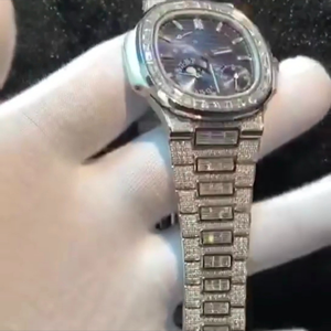 Reloj de Lujo con Incrustaciones de Moissanita y Cuarzo |   Diseño de Cronógrafo Ejecutivo |   Pasa la prueba del detector de diamantes |   Aprobado para Venta al por Mayor - Product Image 2