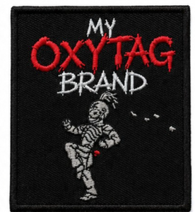 Parche Bordado Rectangular Termoadhesivo de Fieltro No Tejido Negro de la Marca My Oxytag, Insignia Decorativa, Regalo, Precio Económico, Precio al por Mayor OEM - Product Image 4