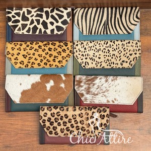 กระเป๋าสตางค์หนังวัวรีไซเคิลสำหรับผู้หญิงกระเป๋าคลัทช์หนังหลากสีดีไซน์หรูหรา - Product Image 1