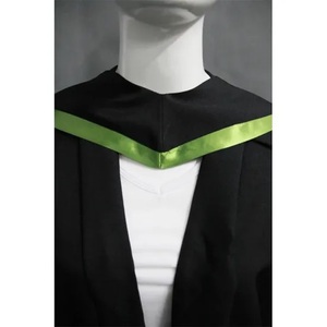 Túnica de Graduación Académica al por Mayor, Bata de Estudiante con Birrete y Borla, Proveedor de Ropa Formal de Graduación Duradera - Product Image 2