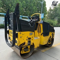Mini-compacteur routier BOMAG BW80AD d'occasion, poids de travail 1,55 tonne, double tambour vibrant, moteur diesel, marque allemande d'origine