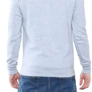 Sweat-shirt personnalisé tendance hiver 2026 avec col rond, uni, teinture unie, OEM, fabrication sur mesure, coton et polyester, vêtements décontractés tendance pour hommes - Product Image 5
