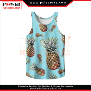 Débardeur de gymnastique sans manches en tissu léger avec logo personnalisé pour hommes - Product Image 3