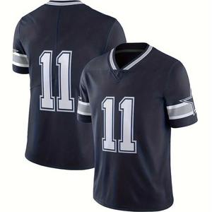 OEM Service Men's American Football <b>Jersey</b> <b>Short</b> Sleeve Custom Logo Breathable Winter Sportswear Wholesale - Product Image 1