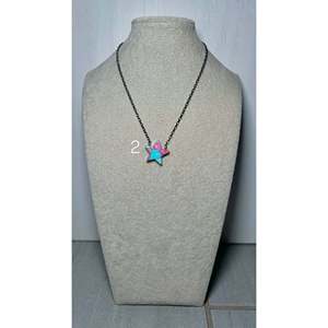 Collier religieux Johnny Dixon en argent sterling avec cristaux de moissanite et <span class=keywords><strong>topaze</strong></span>, serti clos, breloques numérotées, cadeau - Product Image 5