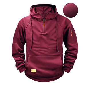Vente en gros Sweatshirts et sweatshirts à capuche pour hommes couleur unie grande taille avec logo personnalisé Sweats à capuche pour hommes - Product Image 1