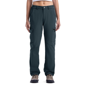 Pantalon Softshell pour femmes à la mode doublé polaire résistant à l'eau Offre Spéciale pantalon Softshell confortable de haute qualité pour femmes - Product Image 6