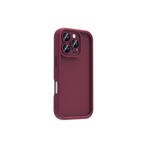 Funda de Silicona Netzy SAFA con Diseño de Piña para iPhone 16 Pro, Carcasa Rectangular Negra con Recubrimiento Electrolítico Antihuellas para la Cámara - Product Image 3