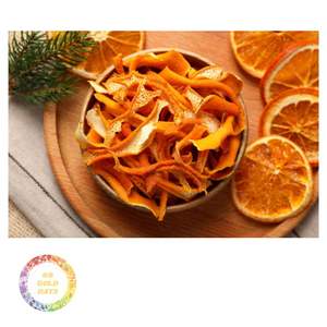 Écorce de mandarine séchée naturelle, flocons d'écorce de citrus pur pour le thé, la cuisine, l'assaisonnement, les mélanges d'herbes et les applications alimentaires saines - Product Image 4