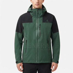 Veste de ski à capuche en gros pour homme, imperméable, réversible, pour sports d'hiver, snowboard, activités de plein air, avec design personnalisé sur le devant, en nylon et polyester - Product Image 3