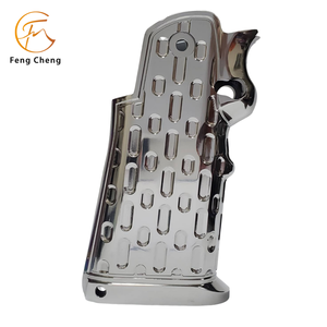 บริการงานกัดซีเอ็นซีแบบกำหนดเองสำหรับอะไหล่ปืน Tokyo Marui Hi Capa 5.1 ของไต้หวัน OEM รุ่น GBB SQB CQB  ด้ามจับอะลูมิเนียม A6061-T6 ชุบอโนไดซ์ - Product Image 1