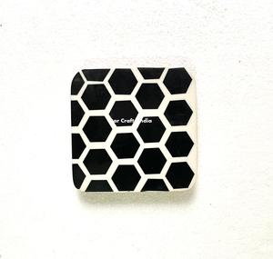 Attractive Resin & Wood Coasters Wood Resin Mats Pads Round Home Hotel Natural Round <b>Epoxy</b> Resin Acacia Wood Kitchen Accessorie - Product Image 3