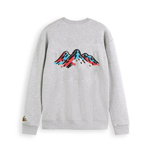 High Quality 100% Cotton Mens Pullover Sweatshirts Solid Winter Eco-Friendly Breathable Heavyweight <b>Denime</b> <b>Fabric</b> Custom Puff - Product Image 5