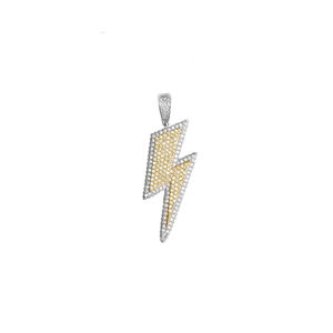 Bijoux Hip Hop Vintage Flash of Brilliance Pendentif en diamant Moissanite Styles à la mode pour enfants pour la fête et le cadeau - Product Image 1