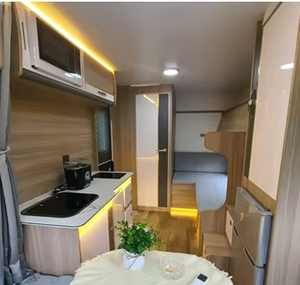 OBM in China: Luxury Fiberglass <b>Travel</b> <b>Trailer</b> with Electronic Awning, Solar Panels and Double Glazed Windows - Product Image 4