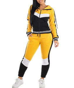 Mode à la mode femmes ensembles Logo personnalisé survêtement survêtement survêtements décontractés hiver col rond respirant survêtements - Product Image 2