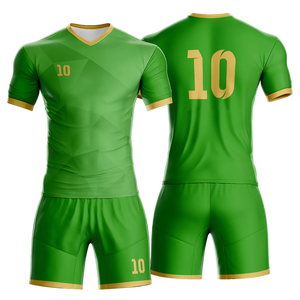 Uniforme de fútbol negro y amarillo personalizado para hombres, Conjunto de camiseta de fútbol con pantalones cortos, nombre del equipo, número, kit deportivo, atuendo transpirable - Product Image 6