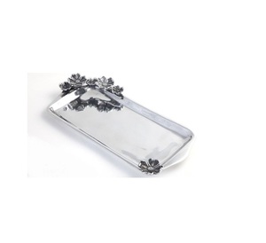 Plateau de service élégant en acier inoxydable utilisé dans les hôtels de luxe services de restauration restaurants haut de gamme ou cuisines gastronomiques - Product Image 1