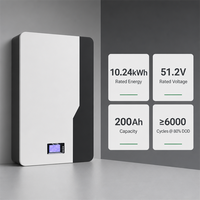 Pack de batteries solaires Nevo LiFePO4 51,2V 100Ah/200Ah 6000 cycles IP21 pour le stockage d'énergie solaire