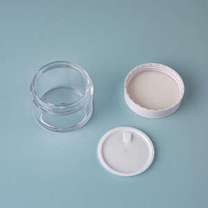 Envase Redondo Transparente de Boca Ancha a Prueba de Fugas, Tarro de Plástico ABS para Cosméticos, Tapa para Crema Facial, Aceite, Ungüento, 10g 15g 30g - Product Image 4