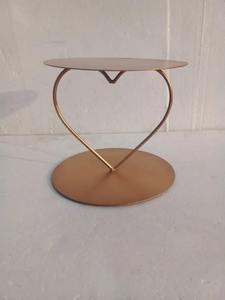 แท่นวางเค้กโลหะชุบสังกะสีแผ่นโชว์ขนมหวานสำหรับงานเลี้ยงวันเกิดงานแต่งงาน - Product Image 3